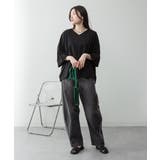 aity アイティ Vネック7分袖ドルマンカットソー | Fashion Letter | 詳細画像4 