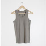 グレーベージュ | aity アイティ コットンフライスタンクトップ | Fashion Letter