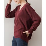 バーガンディー | aity アイティ 綿ニット | Fashion Letter