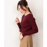 バーガンディー | aity アイティ リブニット | Fashion Letter