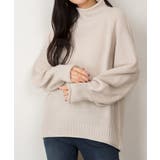 ライトグレー | aity アイティ チャンキー鹿の子編みニットプルオーバー | Fashion Letter