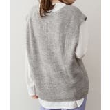 aity アイティ 深Vネックニットベスト | Fashion Letter | 詳細画像13 