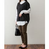 aity アイティ バルーンVネックベスト | Fashion Letter | 詳細画像7 