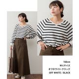 aity アイティ Vネックボーダードルマンニット | Fashion Letter | 詳細画像2 