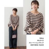 aity アイティ Vネックボーダードルマンニット | Fashion Letter | 詳細画像12 