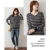 aity アイティ Vネックボーダーニット | Fashion Letter | 詳細画像10 