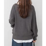 aity アイティ ボートネック畔編みセーター | Fashion Letter | 詳細画像15 