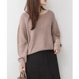 グレーベージュ | aity アイティ ボートネック畔編みセーター | Fashion Letter