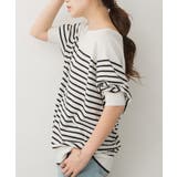 aity アイティ パネルボーダードルマンニット | Fashion Letter | 詳細画像13 