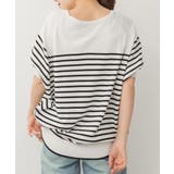 aity アイティ パネルボーダードルマンニット | Fashion Letter | 詳細画像14 