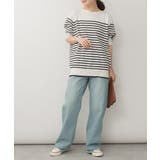 aity アイティ パネルボーダードルマンニット | Fashion Letter | 詳細画像15 