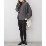 aity アイティ バルキーサイドボタンハイネックセーター | Fashion Letter | 詳細画像11 