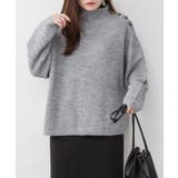aity アイティ バルキーサイドボタンハイネックセーター | Fashion Letter | 詳細画像13 