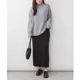 aity アイティ バルキーサイドボタンハイネックセーター | Fashion Letter | 詳細画像16 