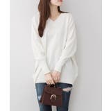 aity アイティ Vネックリブドルマンセーター | Fashion Letter | 詳細画像12 