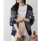 aity アイティ ボーダーキーネックドルマンカーディガン | Fashion Letter | 詳細画像12 