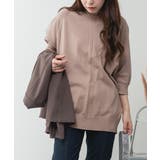 aity アイティ ドルマンシルエット5分袖サマーニット | Fashion Letter | 詳細画像12 