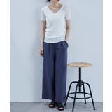 etoll エトル Vネックリブサマーニット | Fashion Letter | 詳細画像12 