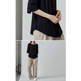 etoll エトル ボートネック七分袖Tシャツ | Fashion Letter | 詳細画像3