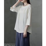 etoll エトル ボートネック七分袖Tシャツ | Fashion Letter | 詳細画像10