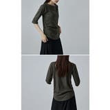 etoll エトル ボートネック七分袖Tシャツ | Fashion Letter | 詳細画像15