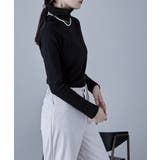 etoll エトル ハイネックコットンリブトップス | Fashion Letter | 詳細画像3