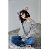 etoll エトル VネックコットンロングスリーブリブT | Fashion Letter | 詳細画像12 