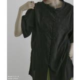 etoll エトル スタンドカラー刺繍ブラウス | Fashion Letter | 詳細画像14 
