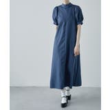ブルー | etoll エトル パフボリュームスリーブ | Fashion Letter