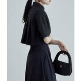 etoll エトル タックプリーツクロップドシャツ | Fashion Letter | 詳細画像5