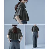 etoll エトル タックプリーツクロップドシャツ | Fashion Letter | 詳細画像7