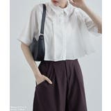 etoll エトル タックプリーツクロップドシャツ | Fashion Letter | 詳細画像9