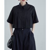 etoll エトル タックプリーツクロップドシャツ | Fashion Letter | 詳細画像13