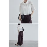 etoll エトル タックプリーツクロップドシャツ | Fashion Letter | 詳細画像17