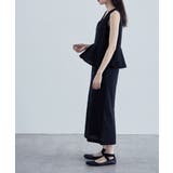 etoll エトル リネンタッチペプラムワンピース | Fashion Letter | 詳細画像14