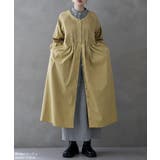 etoll エトル ノーカラーピンタックワンピース | Fashion Letter | 詳細画像5