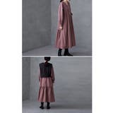 etoll エトル ノーカラーピンタックワンピース | Fashion Letter | 詳細画像10