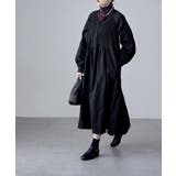 etoll エトル ノーカラーピンタックワンピース | Fashion Letter | 詳細画像13