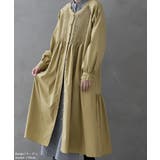 etoll エトル ノーカラーピンタックワンピース | Fashion Letter | 詳細画像14