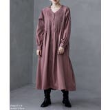 etoll エトル ノーカラーピンタックワンピース | Fashion Letter | 詳細画像16