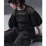 ブラック | aity アイティ タフタ×チュール | Fashion Letter