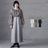 aity アイティ チュールバルーン袖ブラウス×キャミワンピ | Fashion Letter | 詳細画像1