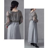 aity アイティ チュールバルーン袖ブラウス×キャミワンピ | Fashion Letter | 詳細画像9