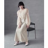 アイボリー | aity アイティ チュールバルーン袖ブラウス×キャミワンピ | Fashion Letter