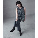 aity アイティ 花柄シアーフロッキーベアペプラム×ツイルオールインワン | Fashion Letter | 詳細画像7 