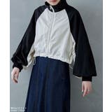 etoll エトル クロップドバイカラートラックジャケット | Fashion Letter | 詳細画像14