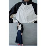etoll エトル クロップドバイカラートラックジャケット | Fashion Letter | 詳細画像15