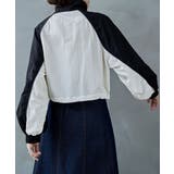 etoll エトル クロップドバイカラートラックジャケット | Fashion Letter | 詳細画像17