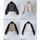etoll エトル クロップドバイカラートラックジャケット | Fashion Letter | 詳細画像18