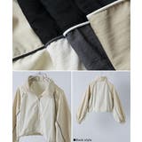 etoll エトル クロップドバイカラートラックジャケット | Fashion Letter | 詳細画像19